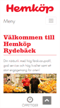 Mobile Screenshot of hemkop-rydeback.se