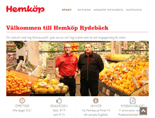Tablet Screenshot of hemkop-rydeback.se